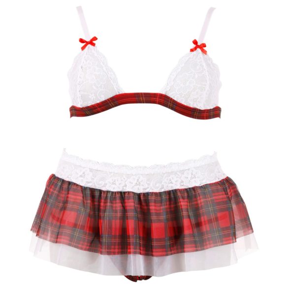 Cottelli - Sexy schoolmeisje kostuum - beha set - L