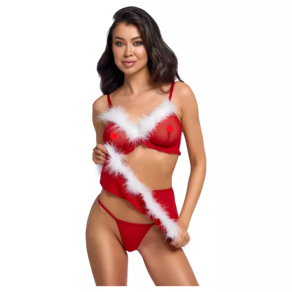 Cottelli - Kerstlingerieset (rood)