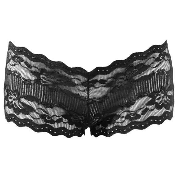Cottelli - dames slip - kanten string - zwart