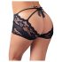 Cottelli - Pikante kanten slip (zwart) - M