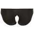 Cottelli Plus Size - Opengewerkte kanten slip (zwart) - 4XL