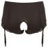 Cottelli Plus Size - Open Slip met Jarretels (zwart) - 3XL