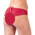 Cottelli - Rode open slip met strikje - M