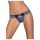 Obsessive Auroria - geborduurde damesstring met strik (blauw)