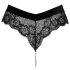 Cottelli Party - ketting kant slipje (zwart) - XL