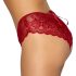 Cottelli - open kanten slipje (rood) - M
