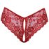 Cottelli - open kanten slipje (rood) - M
