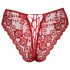 Cottelli - open kanten slipje (rood) - M