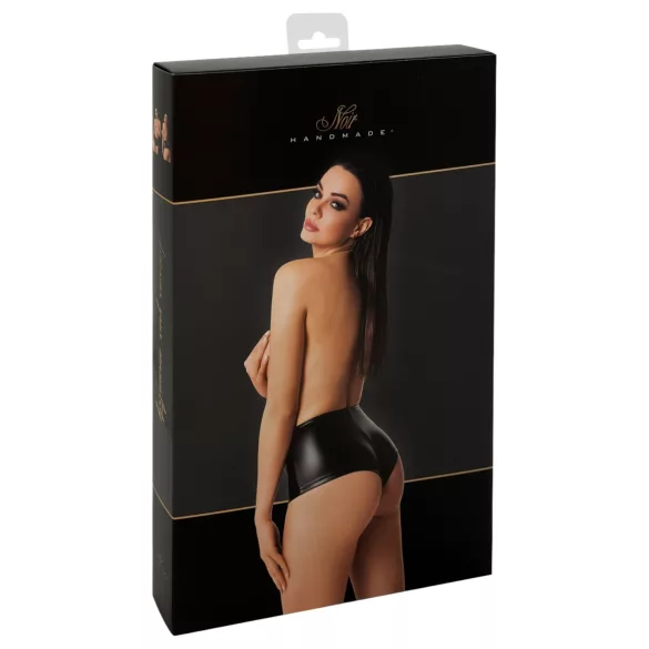 Noir - glanzende shorts (zwart) - L