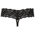 Cottelli - Parel kanten string (zwart) - M