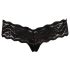 Cottelli - Parel kanten string (zwart) - L