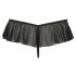 Cottelli - open string met parels en ruches (zwart) - L