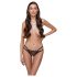 Cottelli - luxueuze open ringstring (zwart)