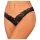 Obsessive Donna Dream - Opengewerkte kanten string (zwart)