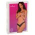 Obsessive Donna Dream - Opengewerkte kanten string (zwart)