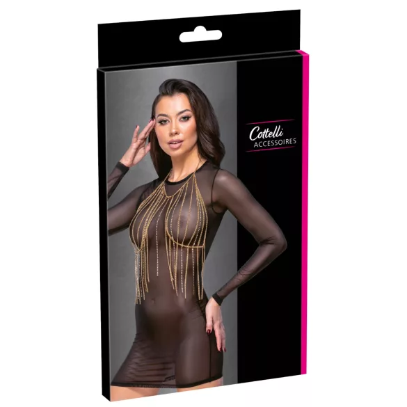 Cottelli - verstelbare body ketting - goud