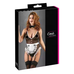 Cottelli - Lingerie body - Sexy kamermeisje - Zwart
