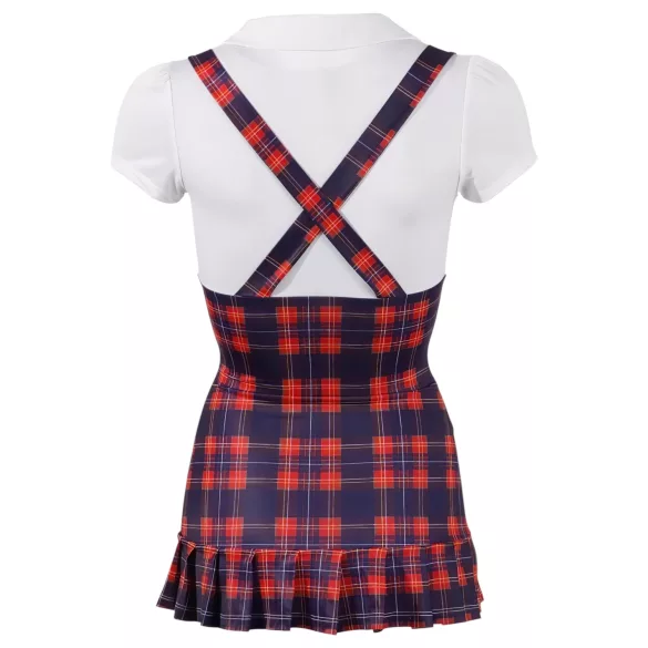 Cottelli - Schoolgirl kostuum - Geruit - Verkleedjurk - L