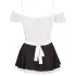 Cottelli - Verleidelijke kamermeisje outfit - Kant - Zwart