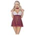 Cottelli - Schoolgirl kostuum (rood-wit)