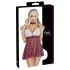 Cottelli - schoolmeisje kostuum - rood wit - verkleedkleding