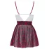 Cottelli - schoolmeisje kostuum - rood wit - verkleedkleding