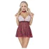 Cottelli - schoolmeisje kostuum - rood wit - verkleedkleding - M
