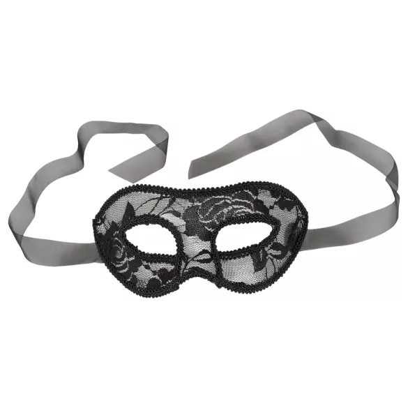 Cottelli - kanten oogmasker - voorgevormd - zwart