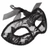 Cottelli - kanten oogmasker - voorgevormd - zwart