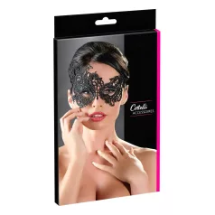 Cottelli - Masker - Geborduurd asymmetrisch - Zwart