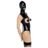 Bad Kitty - open body en zuigmasker - zwart - L