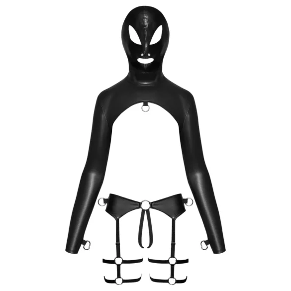 Bad Kitty - BDSM lingerie set - zwart