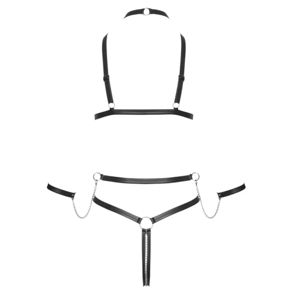 Bad Kitty - body harness - zwart - M