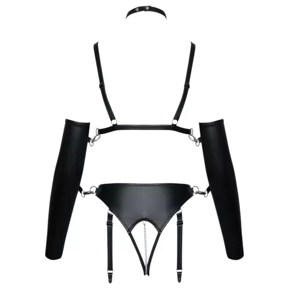 Bad Kitty - bondage harnas set - zwart