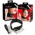 Bad Kitty - siliconen halsband en riem (zwart)