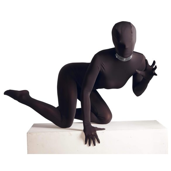 Bad Kitty - met strassjes versierde halsband (zwart)