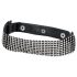 Bad Kitty - strass halsband (zwart)