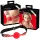 Bad Kitty - silicone ballgag - kunstleren band - rood