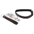 Bad Kitty - halsband met hartje en metalen ketting - zwart