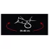 Bad Kitty - halsband met hartje en metalen ketting - zwart