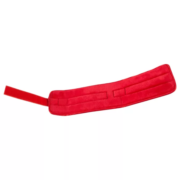 Bad Kitty - bed boeien set - klittenband - kunstleer - rood