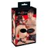 Bad Kitty - Leren boeien set (8-delig) - zwart