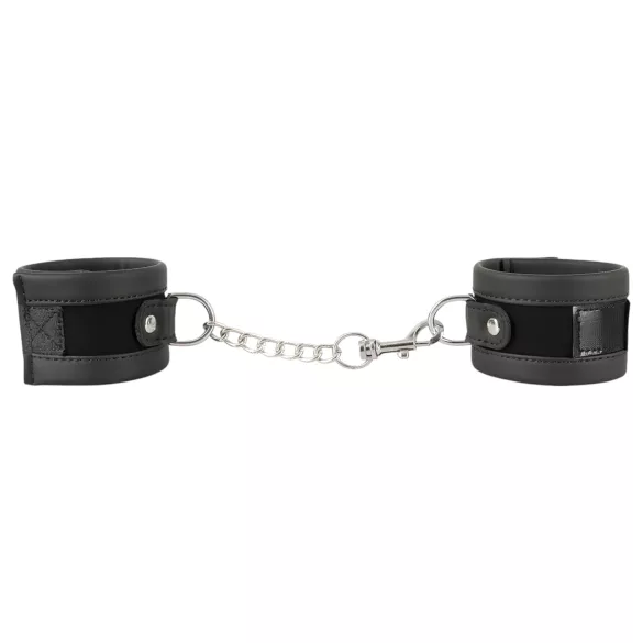Vegan Fetish - polsboeien - korte ketting - zwart