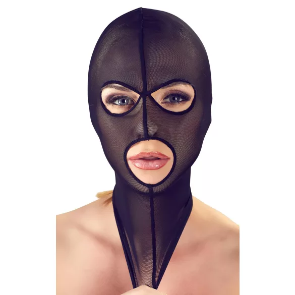 Bad Kitty - orale maskermasker - mesh - zwart