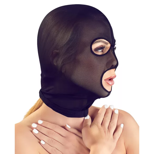 Bad Kitty - orale maskermasker - mesh - zwart