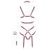 Bad Kitty - Volledig Lichaams Harness Body (Rood)