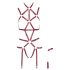 Bad Kitty - Volledig Lichaams Harness Body (Rood)