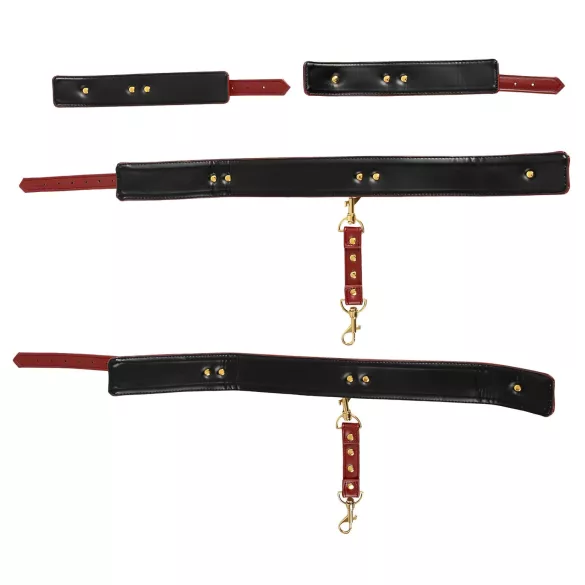 Bad Kitty - handboeien set - handen aan dijen - rood