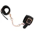 Bad Kitty - handboeien met ketting - zwart/rosegoud