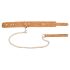 Vegan Fetish - halsband met riem (kurk)